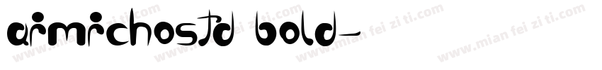 aimichostd bold字体转换
